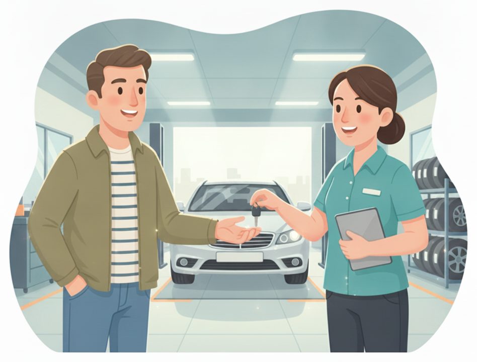 Auto service & repair scene: A quick question, answered.